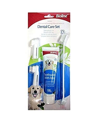 See full amazon price history chart for TRADESK Mint Flavor Oral Health Toothpaste 100G-With Bio Enzyme And Natural Ingredients Toothpaste For Dogs And Puppies Dog Toothbrush Set, Dual-Headed Brush And 2 Bonus Finger Brushes, TRADESK Mint Flavor Oral Health Toothpaste 100G-With Bio Enzyme And Natural Ingredients Toothpaste For Dogs And Puppies Dog Toothbrush Set, Dual-Headed Brush And 2 Bonus Finger Brushes, (B0B19VXHSV) Amazon Price History, Amazon Price Tracker