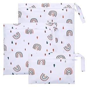 Huiguli 3 Stück Nasstaschen Windeltaschen