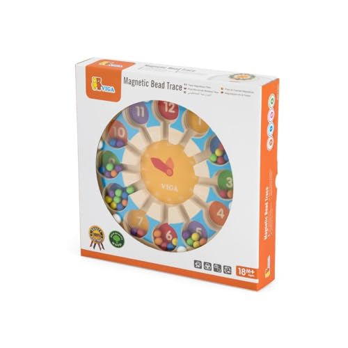 Viga Toys Magnetic Game Clock and Colours