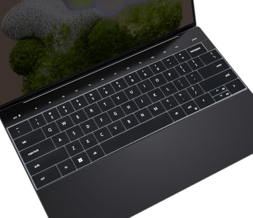 Protector de Teclado Silicona para Dell XPS 13 y 16 Negro miniatura 1