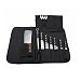 Winco 10 Compartment Knife Bag, Black