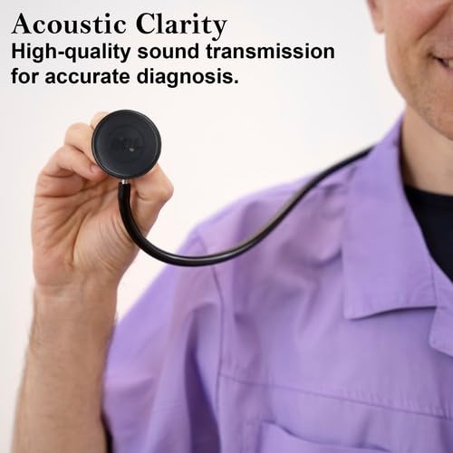 Image of BPL Medical Technologies ST-01 DIA Cast Adult Chest Piece Stethoscope - Black