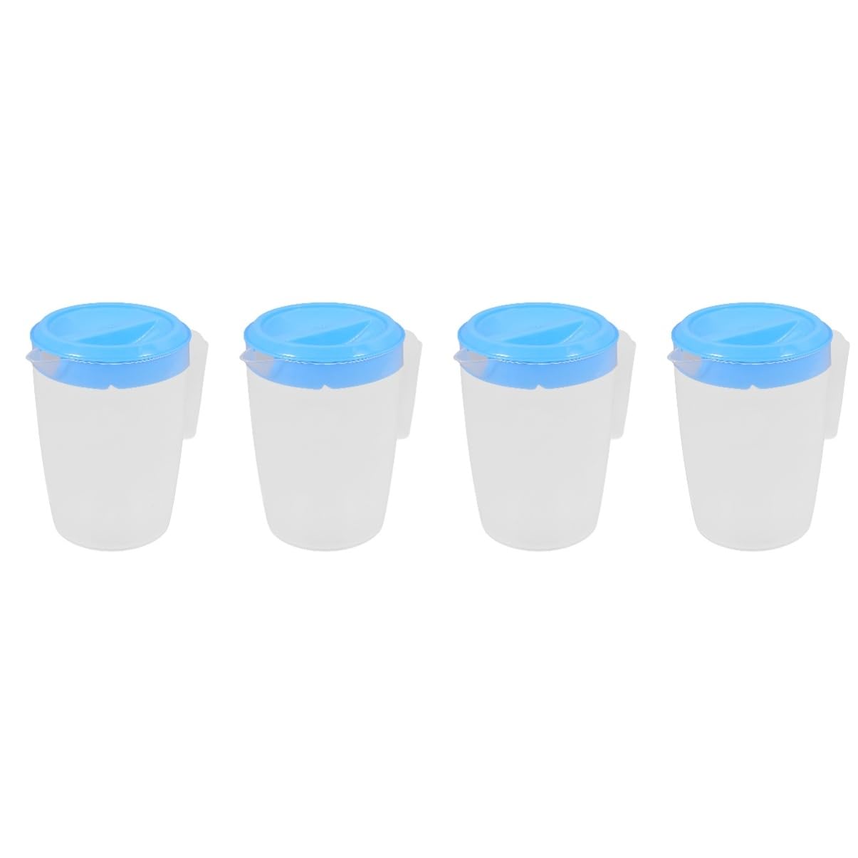 PRETYZOOM 4 Piezas Jarra De Jugo Jarra De Té as Con Asa a De Sangría a a as De Cerveza a De Agua Fría Hervidor De Jugo De Frutas as De Té Helado Páginas Blue