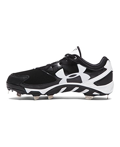 UA Under Armour Spine Glyde ST Cleats Womens Black/White - New2