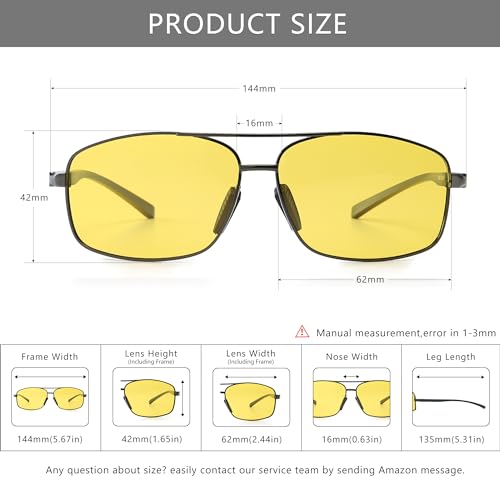 Image of SUNGAIT UV protection Ultra Lightweight Rectangular Polarized Sunglasses