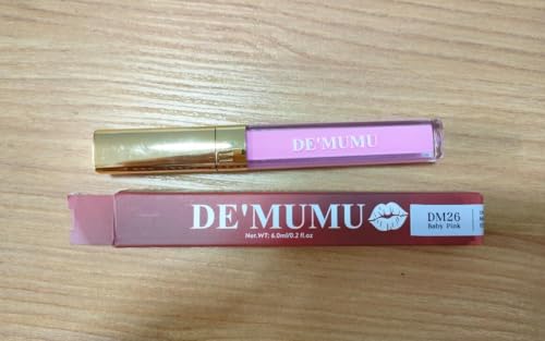 Depuplum Pink Lipstick Matte for Women Superstay Light Pink Long Lasting Lipstick Smudgeproof Liquid Lipsticks Cruelty Free Lip Makeup, DM26 BabyPink