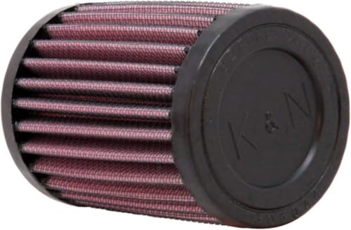 Image of K&N High-Flow Original Lifetime Universal Clamp-On Air Filter:High Performance,Premium,Washable:Flange Diameter:1.5In, Filter Height: 4 In, Flange Length: 0.625 In, Shape:Round,RU-0160 (Pack of 6)