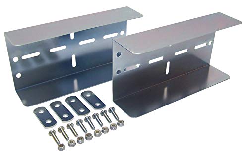 Berger + Schröter 31409 Beleuchtungshalterset für Heckträger Korb Verzinkt