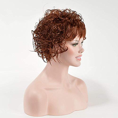 Parrucca da Donna Parrucca per Capelli Ricci Corti...
