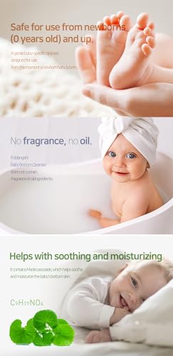 Probiotics-Lacto-Baby-Bottom-Wash-Diaper-Baby-Wash-pH-Balanced-Foam-type-Unscented-Vegan-certified-ingredients-Sensitive-Skin-845-fl-oz-Portable-101-fl-oz-Made-in-Korea