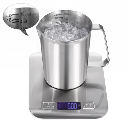 Set 2 Jarras Medidoras Acero Inoxidable 500 ml miniatura 4