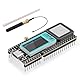 Wireless Tracker mit LoRa ESP32 Display,QIQIAZI ESP32 SX1276 Wireless Tracker 868MHz - 915 MH Bluetooth 4.2 + WiFi LoRaWAN Unterstützt LoRa/Gnss/GPS mit Typ-C Anschluss,für Arduino IDE
