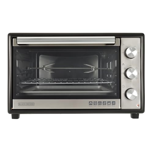 BLACK+DECKER Forno Elétrico Grande, Tamanho Família, 60 Litros, 7 Funções, FT60, 110V