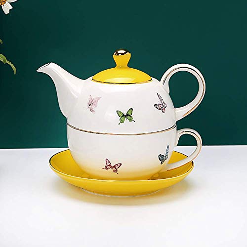 Juego de té con burbujas desmontables, tetera caliente, máquina de té perfecta, tetera de oficina o tetera (color: azul) - Imagen 7