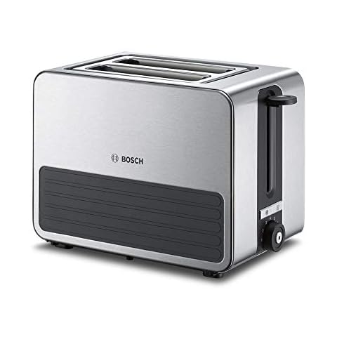 Bosch Kompakt Toaster TAT7S25, integrierter Edelstahl-Brötchenaufsatz Cover