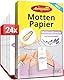 Aeroxon Mottenschutz Kleiderschrank 24 Mottenpapier - Effektiver Schutz gegen Kleidermotten, Textilschutz für bis zu 3 Monate, Lavendelduft, Mottenschutzpapier für Kleidung, Schrank & Textilien