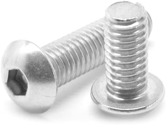 HBM STAINLESS STEEL BUTTON HEAD ALLAN SCREW WITH NUT (PACK OF 50PCS) (5X30)