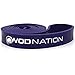 WOD Nation Resistance Bands - Single, 40-80 lbs, Purple - Exercise Bands for Calisthenics, Strength Training & Yoga - Pull Up Assist for Pull Up Bar & Mobility