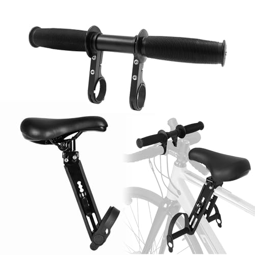 CJBIN Fahrradsitz Kinder Vorne, Kinderfahrradsitz Vorne Lenker mit Pedal,...