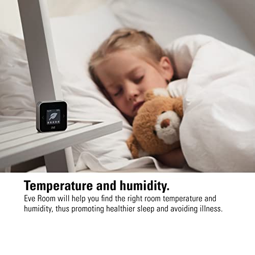 Eve 20EBX9901 Room - Indoor Air Quality Sensor To Monitor Air Quality (Voc), Temperature & Humidity, Apple Homekit Technology thumb #4