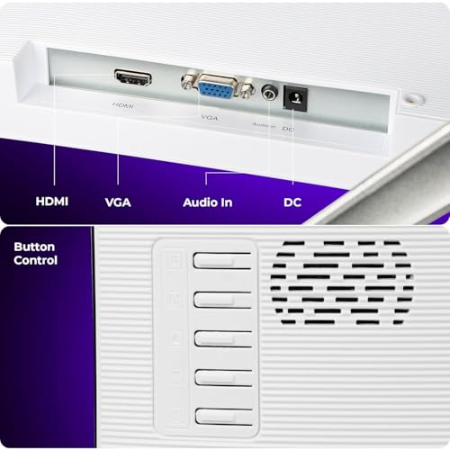 Image of ZEBRONICS SA127 LED Monitor, 27 inch (68.5cm), 250 nits, 100Hz, FHD, 1920x1080, HDMI, VGA, Ultra Slim Bezel, Built-in Speakers, Metal Stand, Wall Mountable (SA127)
