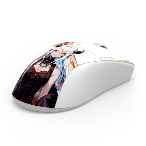 M918AK Mouse da gioco wireless a 3 modalità, mouse leggero da 55 G 26 K DPI con impugnatura ergonomica naturale, pulsanti completamente programmabili, software supporta associazioni di tasti - Mouse gaming - Immagine 5