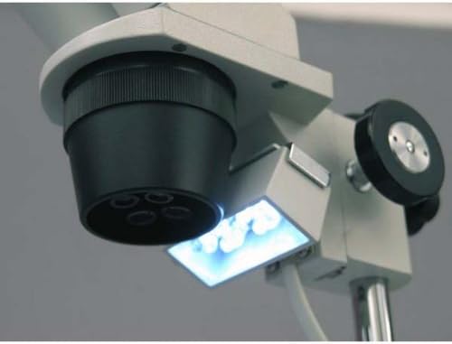 Miniatura 6 de AmScope SE305R-PY-LED Microscopio estéreo binocular montado hacia adelante, oculares WF10x y WF15x, aumento 10X15X30X45X, objetivos 1X y 3X,