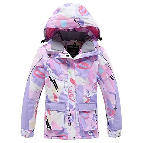 Image of Girls /Boys Snowsuits Hooded Insulated Windproof Winer Coats Ski Jacket Snow Pants Set