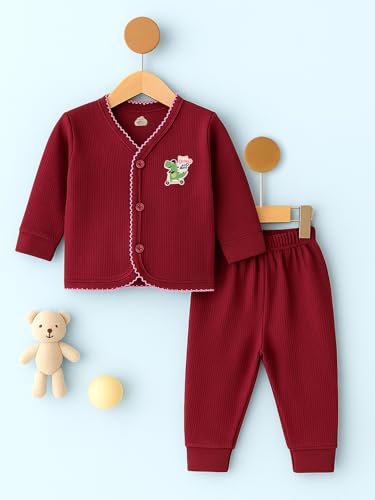 Image of Lux Inferno Combed Cotton Thermal Set for Toddler | Kids Winterwear | Full Sleeve | Pack of 1