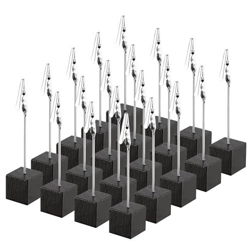 20 unidades pinça para fotos, Memo Clip madeira, foto titular Memo Clip para escritório casamento aniversário festa decoração lojas de restaurantes cartões de preços números de mesa