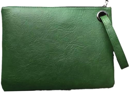 Image of DIHKLCIO Evening Bags Purse Envelop Clutch Chain Shoulder Womens Wristlet Handbag Foldover Pouch black