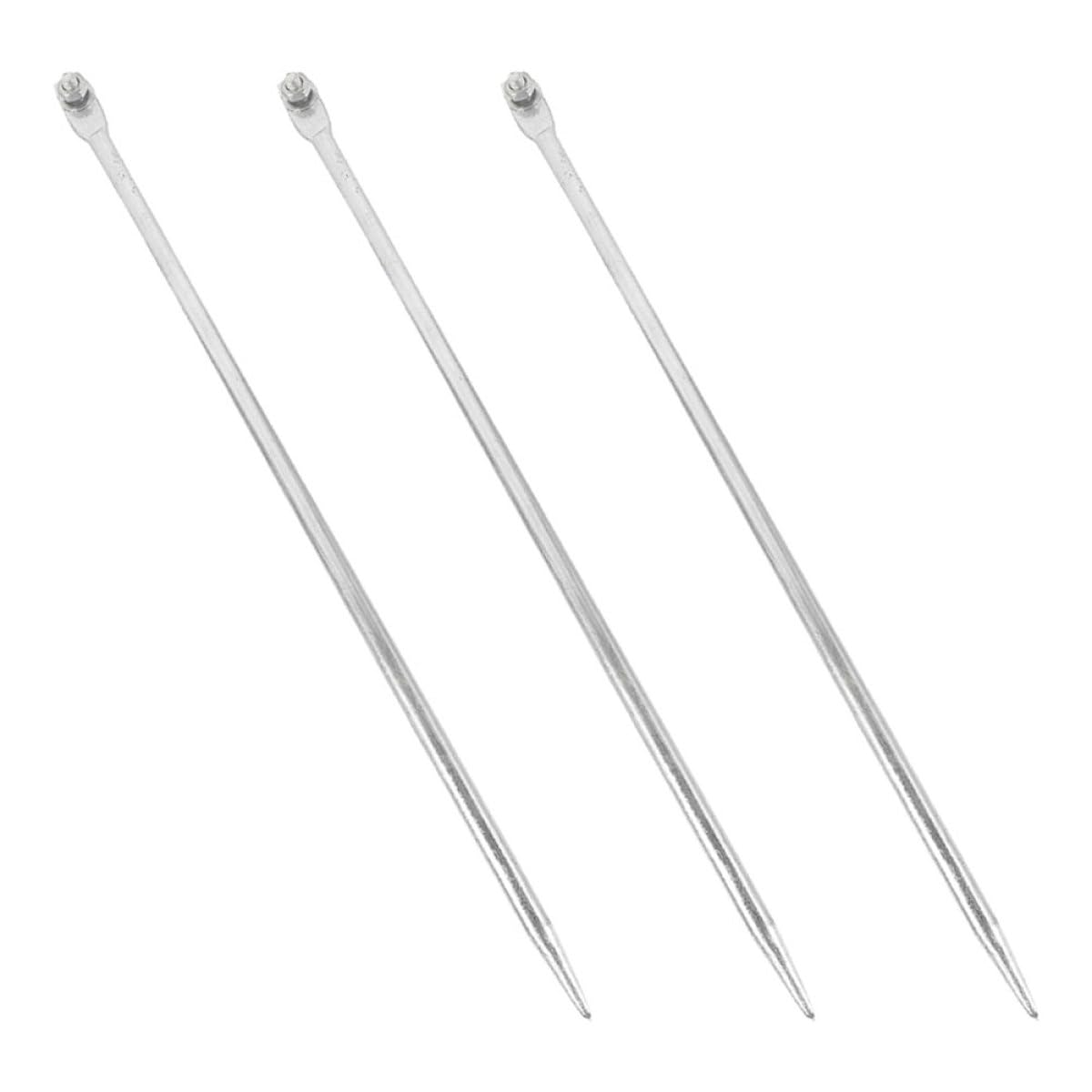 3 Stück Erdungsstifte aus Eisen, Silber, für Haus und Shop