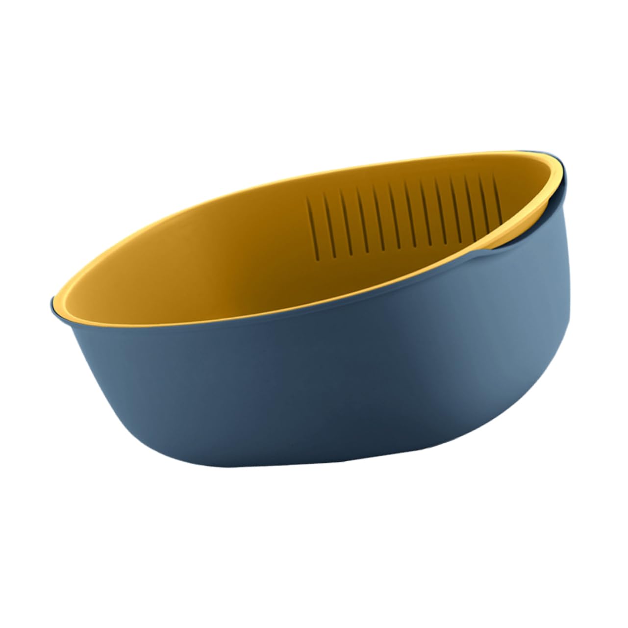 Alipis Scolapasta in Silicone per Pentola, Cestello Scolapiatti Doppio Strato in Pp, Cestino per Frutta e Verdura, Salvaspazio per Cucina e Casa