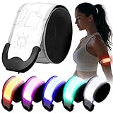 ランニング ライト LED アームバンド USB充電式 夜間 ジョギング セーフティライト 軽量