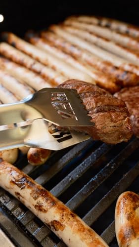 Pince à barbecue en acier inoxydable longue de 58 cm robuste
