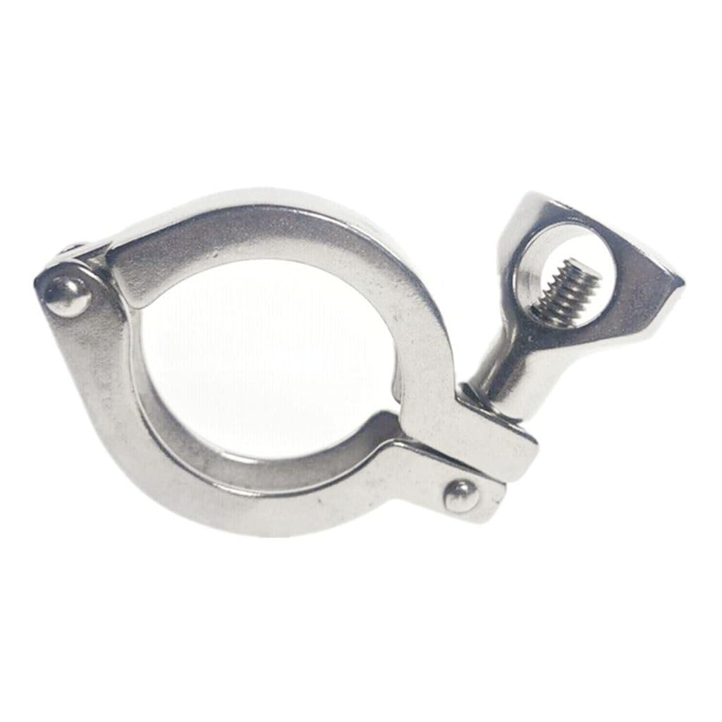 Zestaw 5 szt. wytrzymałych zacisków sanitarnych SUS Tri Clamp — zaciski 64 mm i 50,5 mm(64mm)