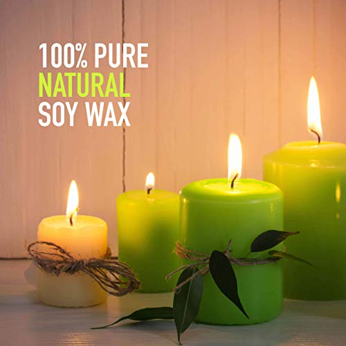 Oraganix OR-SW10 Diy Candle Making Kit And Candle Making Supplies - Soy Wax For Candle Making - 10Lbs Soy Candle Wax - 150 6-Inch Pre-Waxed Candle Wicks thumb #4