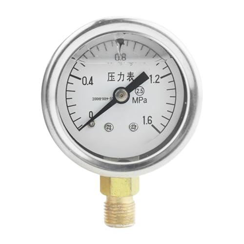 Manomètre antichoc de 40 mm amortissant les vibrations de -0.1 à 1.5 MPa