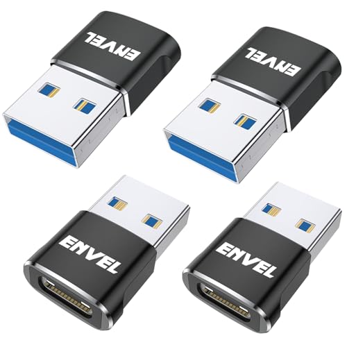 ENVEL USB Type-C 変換アダプタ 4パック USB 3.0 10Gbps USB Cアダプタ OTGコンバーター