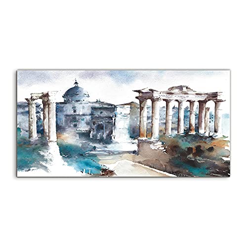 Photo art acryl Rome Italie 100x50 cm decoration murale salon moderne