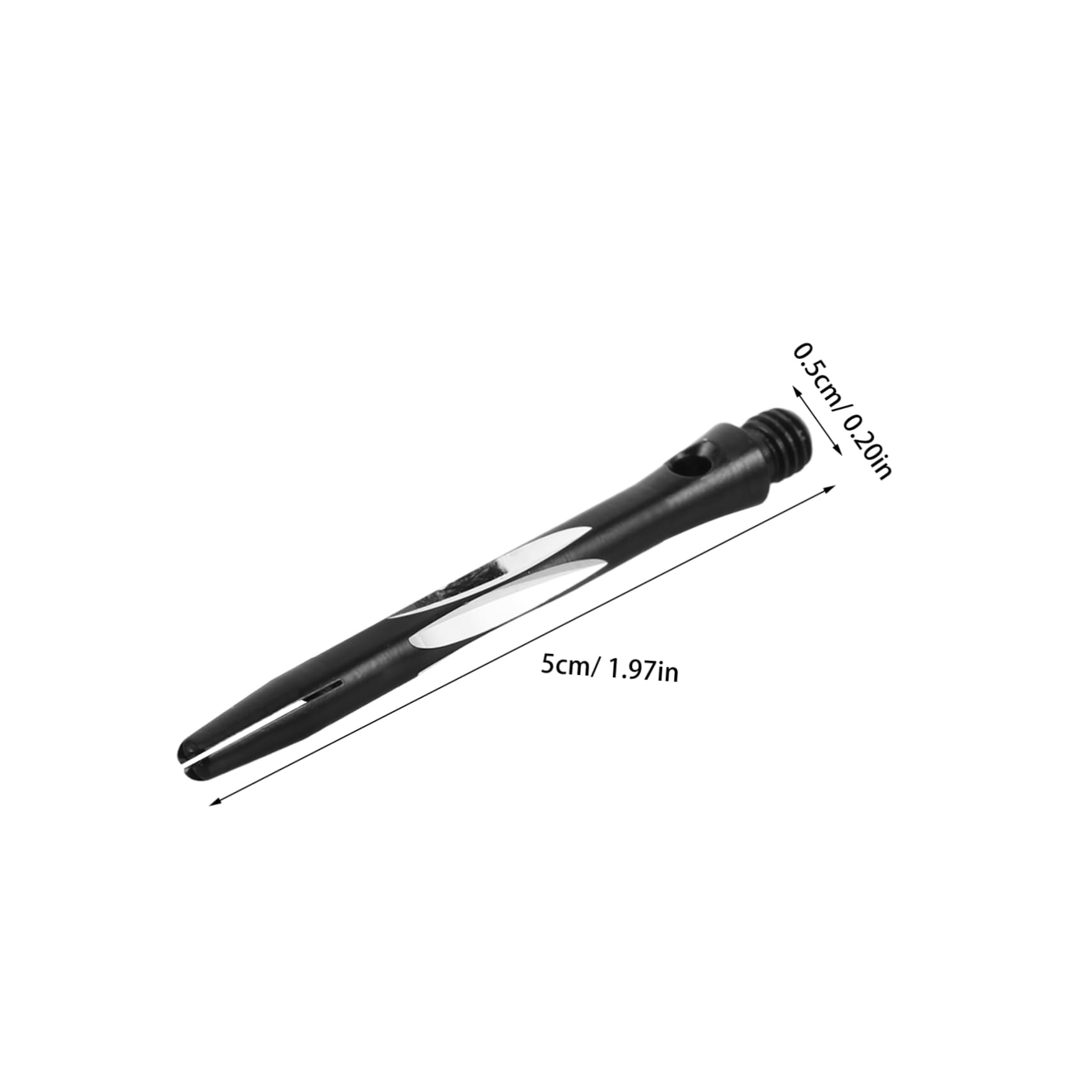 Hemoton 5pcs Professional Aluminum Alloy Dart Shafts Durable Replacement Stems for Easy Installation in Home and Outdoor Games Compatible with All Dart Types