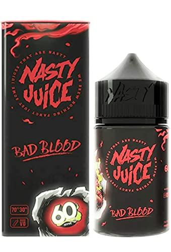 Nasty-Juice-E-liquid-Vape-Juice-Low-Mint-7030-VGPG-0mg-60ml-No-Nicotine-BAD-BLOOD