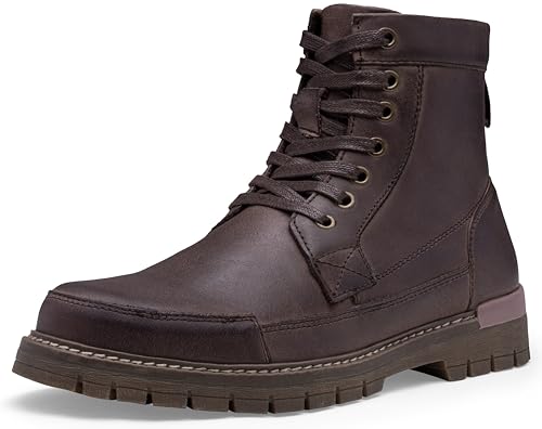 Image of Jousen Mens Boots Casual Motorcycle Boot for Men Chukka Zipper Combat Botas Para Hombre Fashion