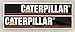 SBD Decals 2 Caterpillar Cat Towmotor Sistema de la Etiqueta