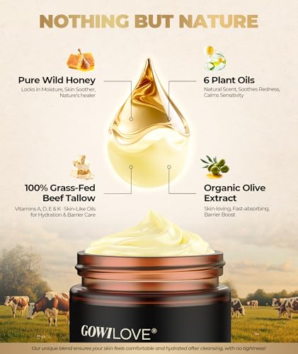 50% Off Beef Tallow & Honey Facial Moisturizer Cream - Image 6
