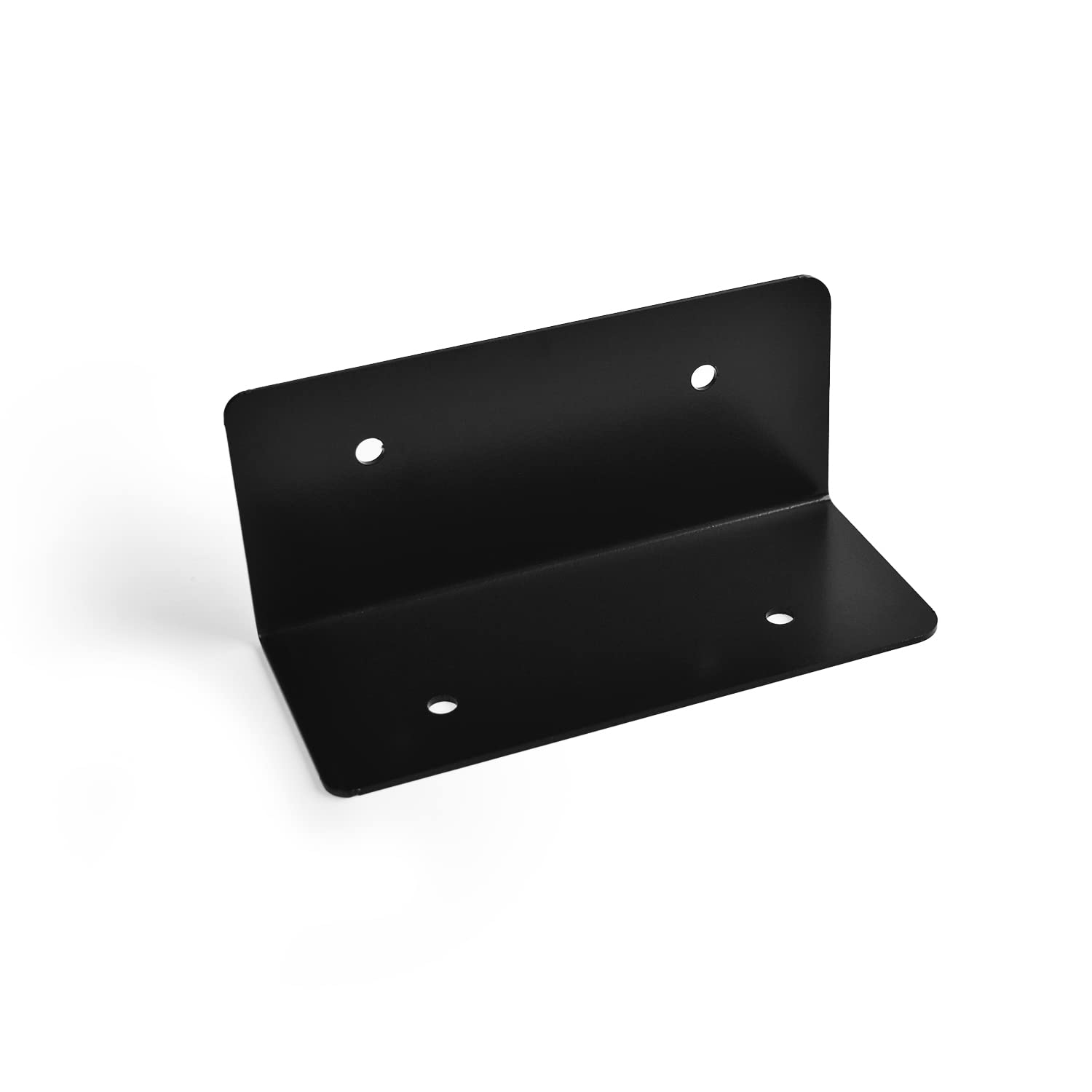 Indoor Outdoors Black Heavy Duty Corner Bracket - External Decorative Railway Sleeper Timber Joint Bracket For Raised Beds, Pathway Or Driveway Edging, Planters