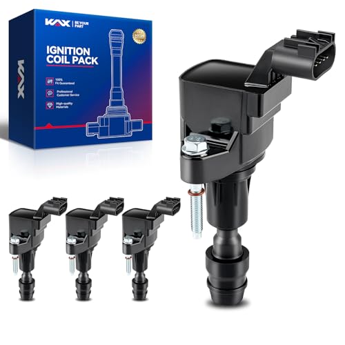 Image of KAX 4 Ignition Coils for Chevy Equinox Malibu 2.4L | Fits HHR, Cobalt, Malibu, Equinox, Captiva Sport, Vue, Ion, G5, G6, LaCrosse, Regal, UF491