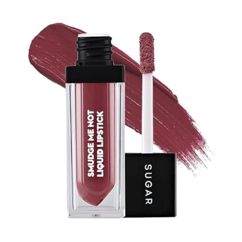 SUGAR Cosmetics Smudge Me Not Liquid Lipstick03 Tan Fan (Mauve Nude) Intensely Pigmented Liquid Matte Finish, Longwearing Formula, Smudgeproof Cover