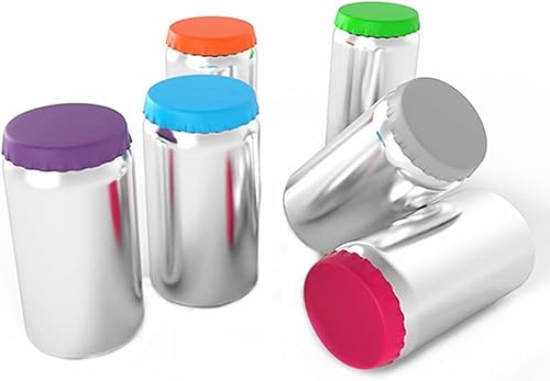 Miniatura 6 de Gcroet Tapa para latas de bebidas, tapas de silicona para latas de soda, tapa selladora de latas de bebidas, protector de derrames, perfecta para la