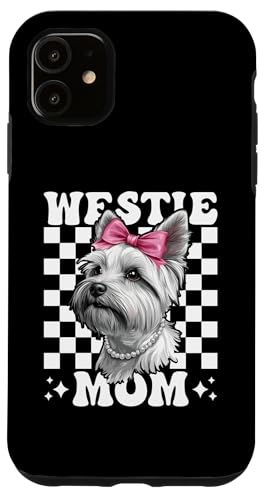 Westie Mom �E�G�X�g�n�C�����h�e���A �� ��̓� �R�P�b�g �X�}�z�P�[�X iPhone 11 �p